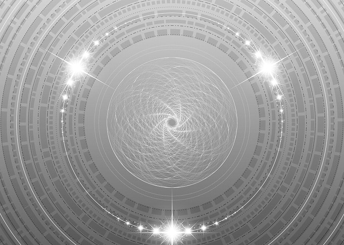 Gray Glyph Mandala Rune