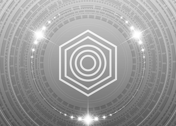 Gray Sacred Geometry Glyph
