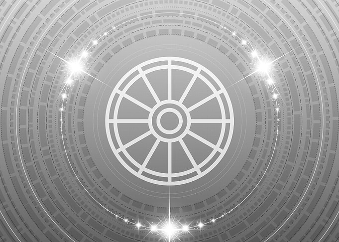 Gray Glyph Mandala Rune