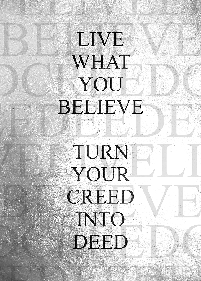 Live What You Believe