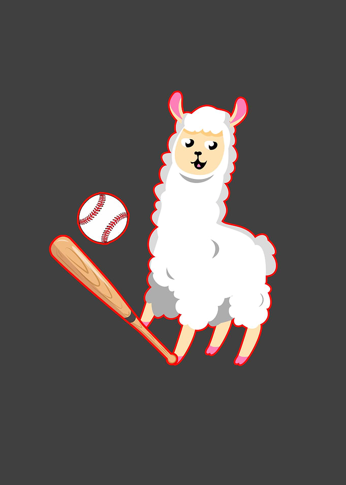 Baseball Llama