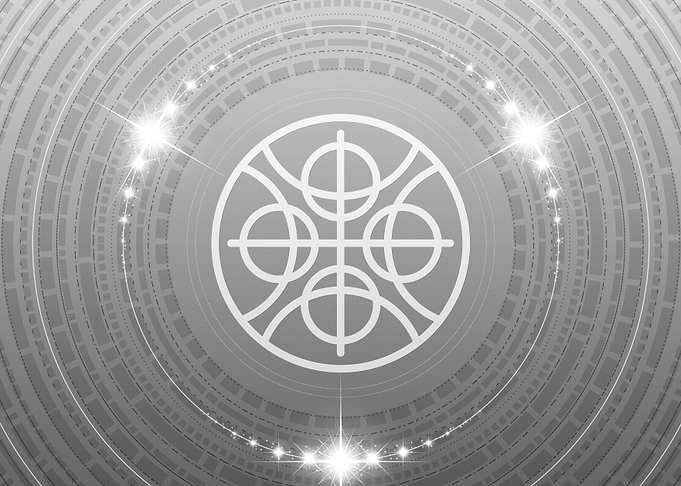 Grey Sacred Geometry Glyph
