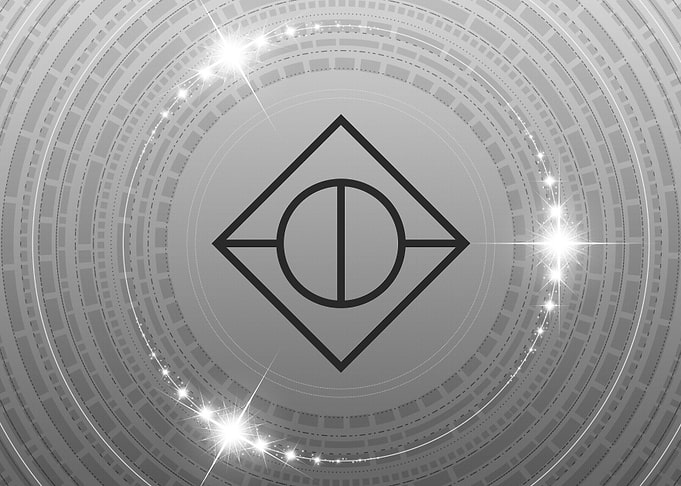 Gray Sacred Geometry Glyph