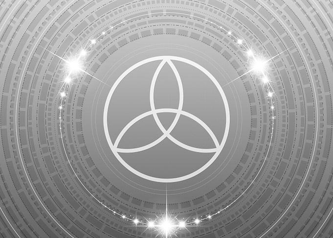 Gray Sacred Geometry Glyph