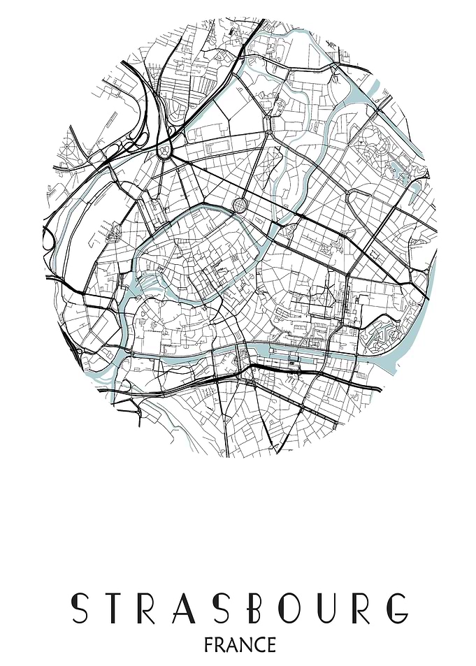 Strasbourg France Map