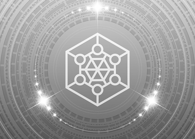 Grey Sacred Geometry Glyph
