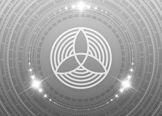 Gray Sacred Geometry Glyph
