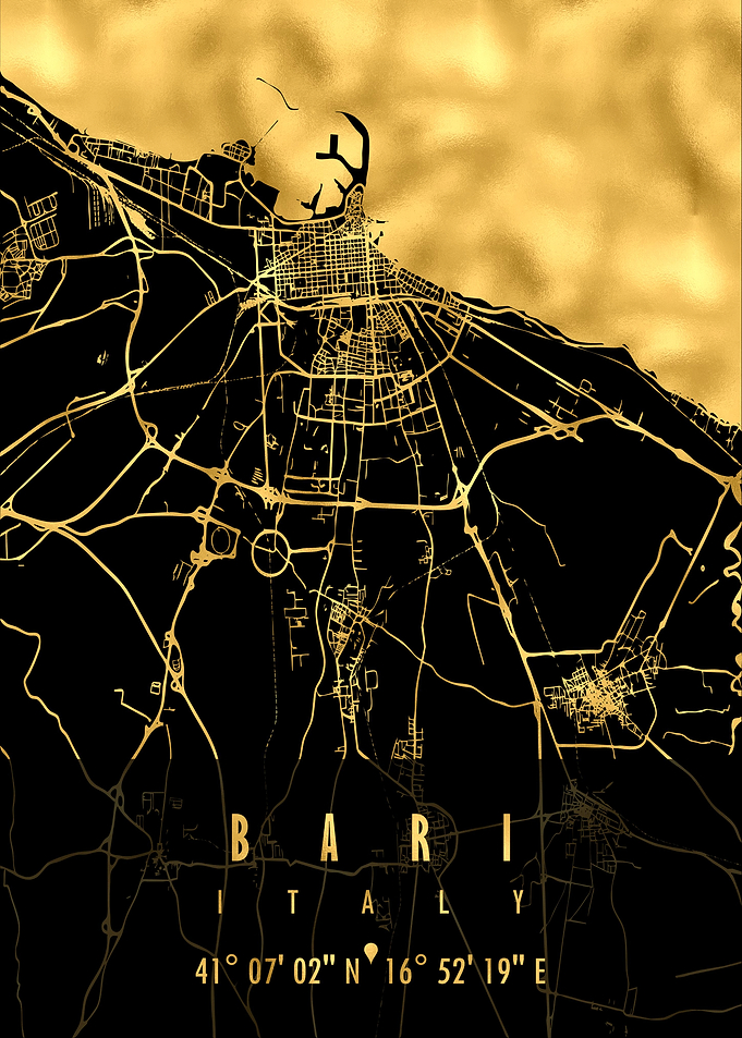 Bari Map Italy