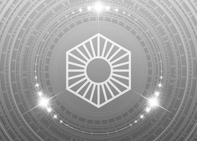 Black and White Glyph Rune