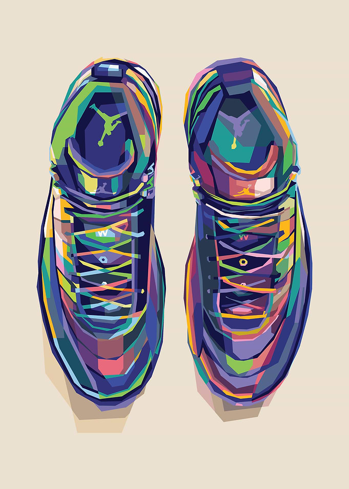 Shoes from above