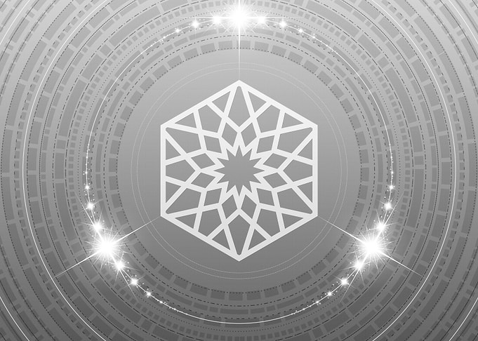 Gray Sacred Geometry Glyph