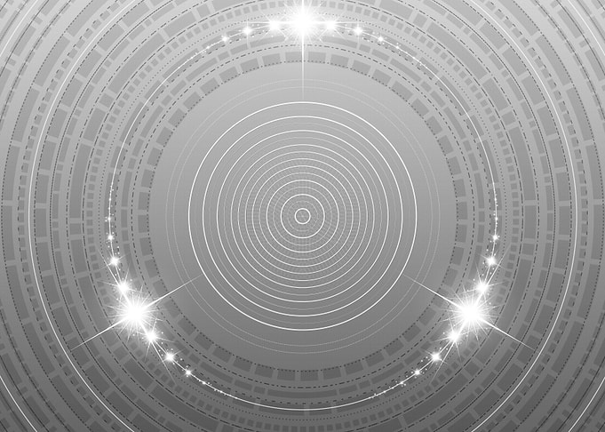 Gray Sacred Geometry Glyph
