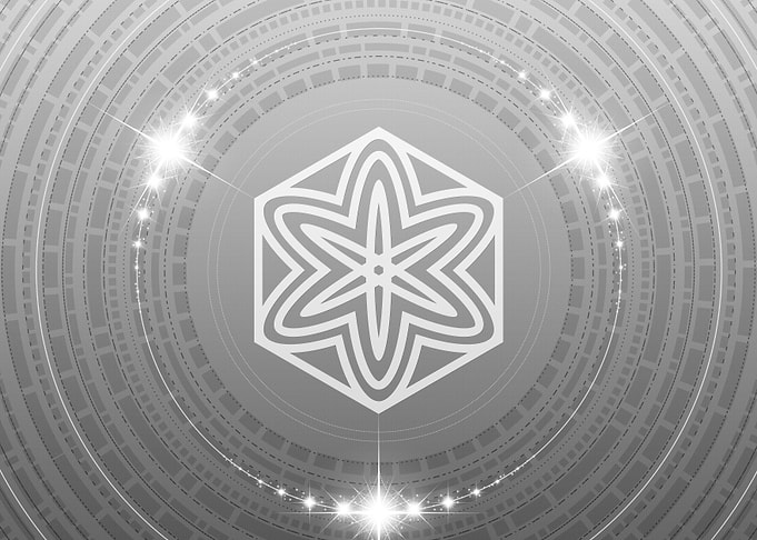 Gray Sacred Geometry Glyph