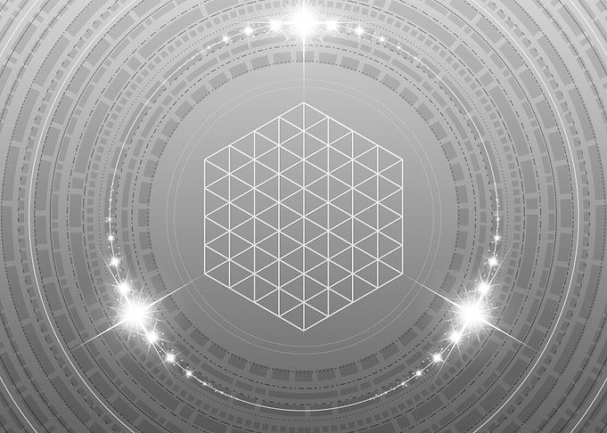 Gray Glyph Mandala Rune