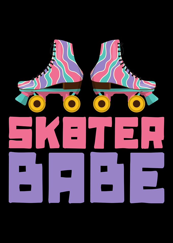 Roller Skating Skater Girl