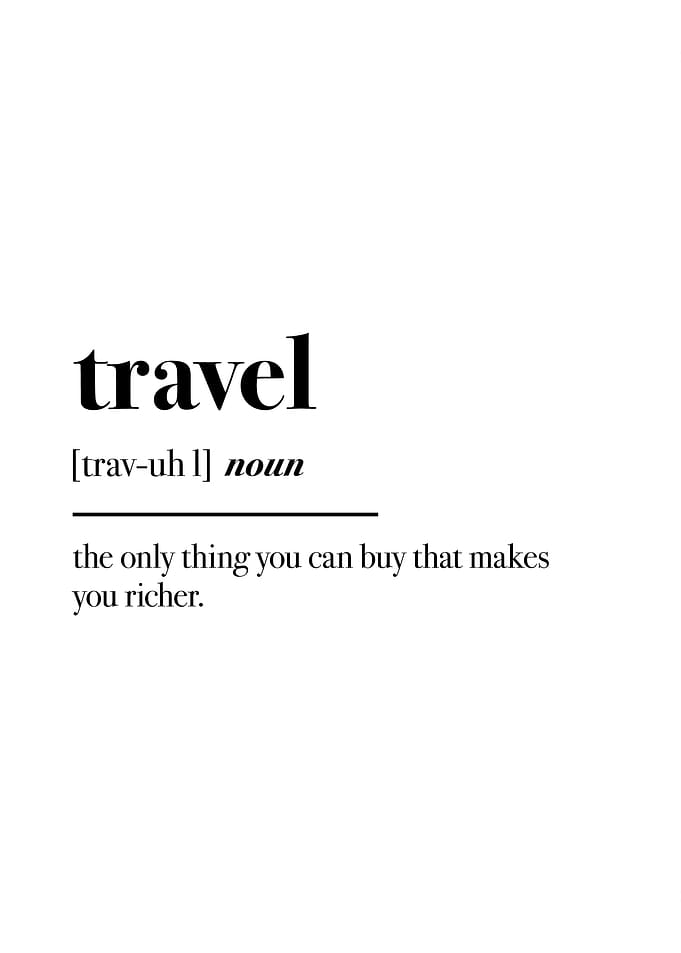 Travel Text Art