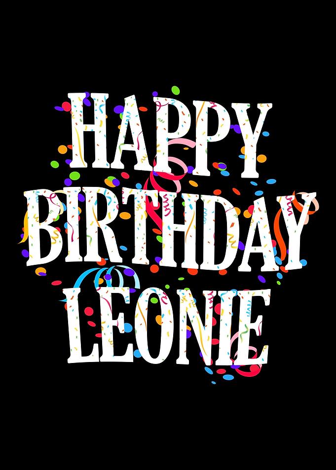 Happy Birthday Leonie