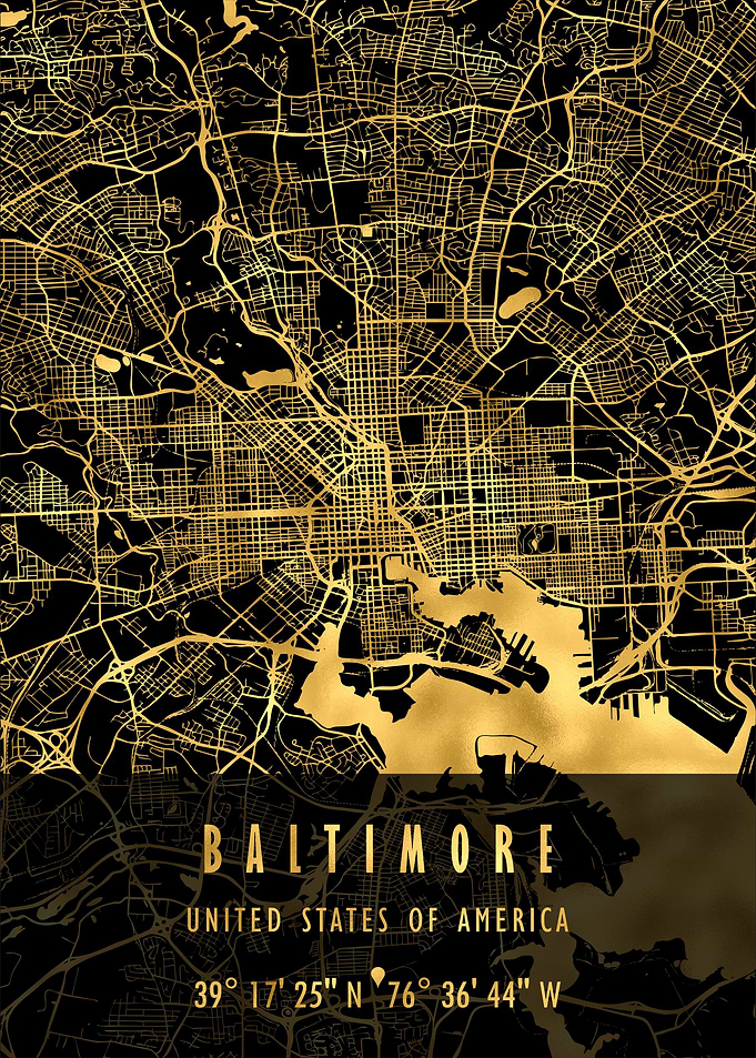 Baltimore Map USA