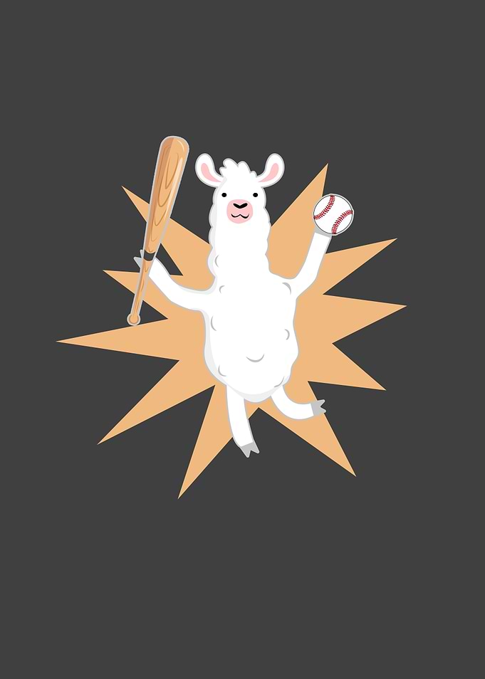 Baseball Llama