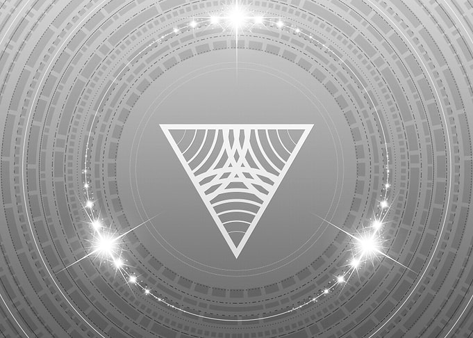 Grey Sacred Geometry Glyph