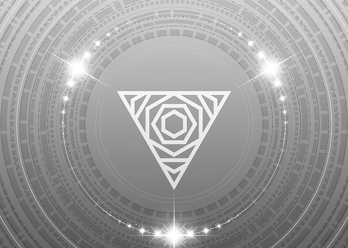 Grey Sacred Geometry Glyph