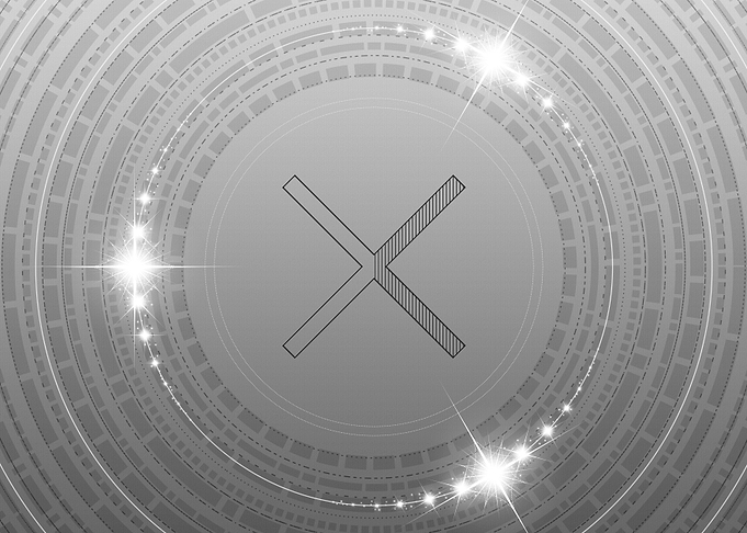 Grey Sacred Geometry Glyph
