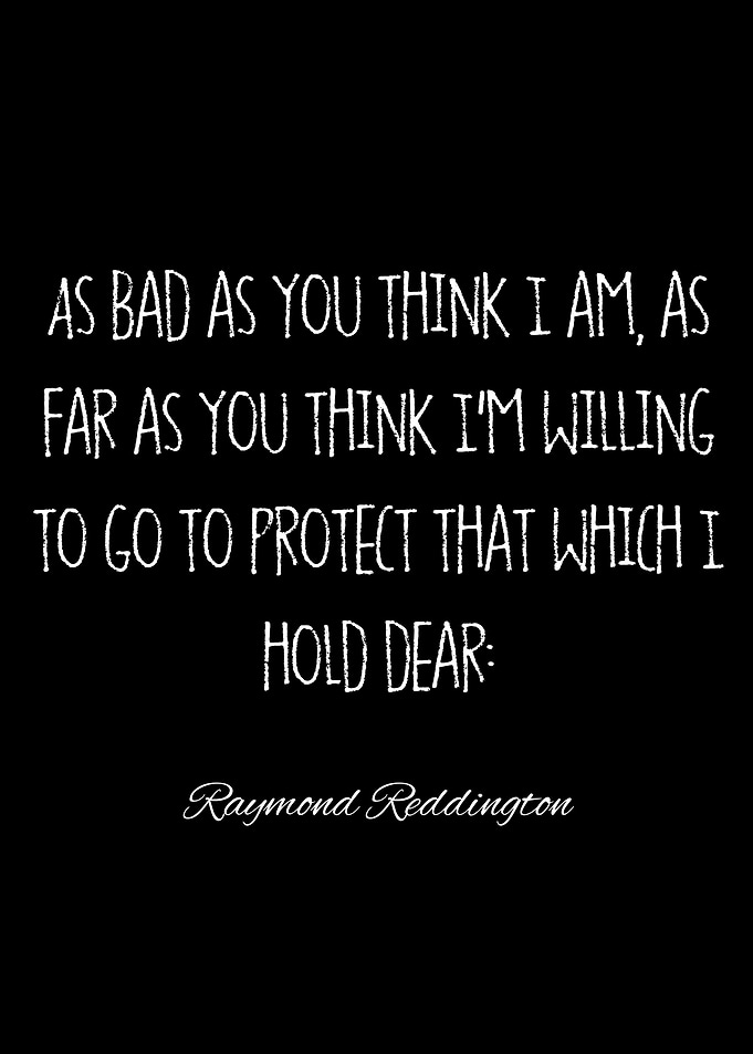 raymond reddington quotes