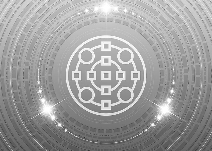Gray Sacred Geometry Glyph