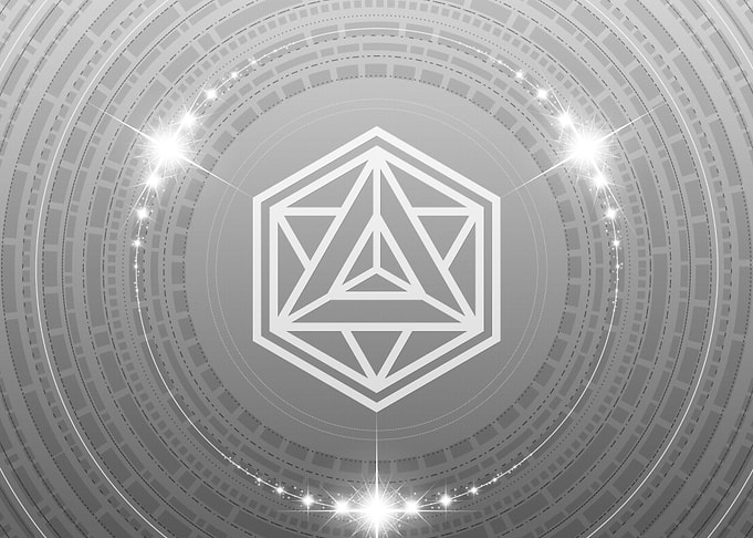 Gray Sacred Geometry Glyph