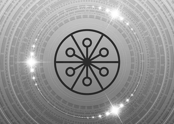 Grey Sacred Geometry Glyph