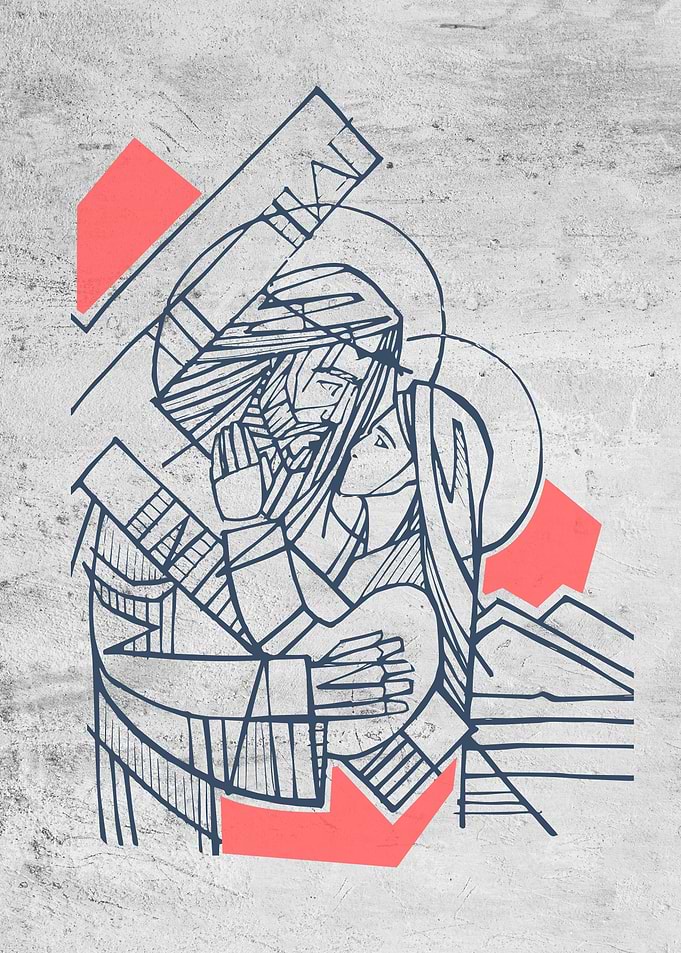 Jesus Christ and Mary