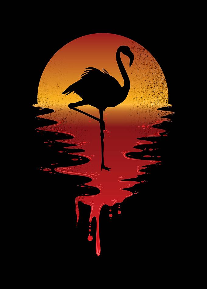 A Flamingo Sunset