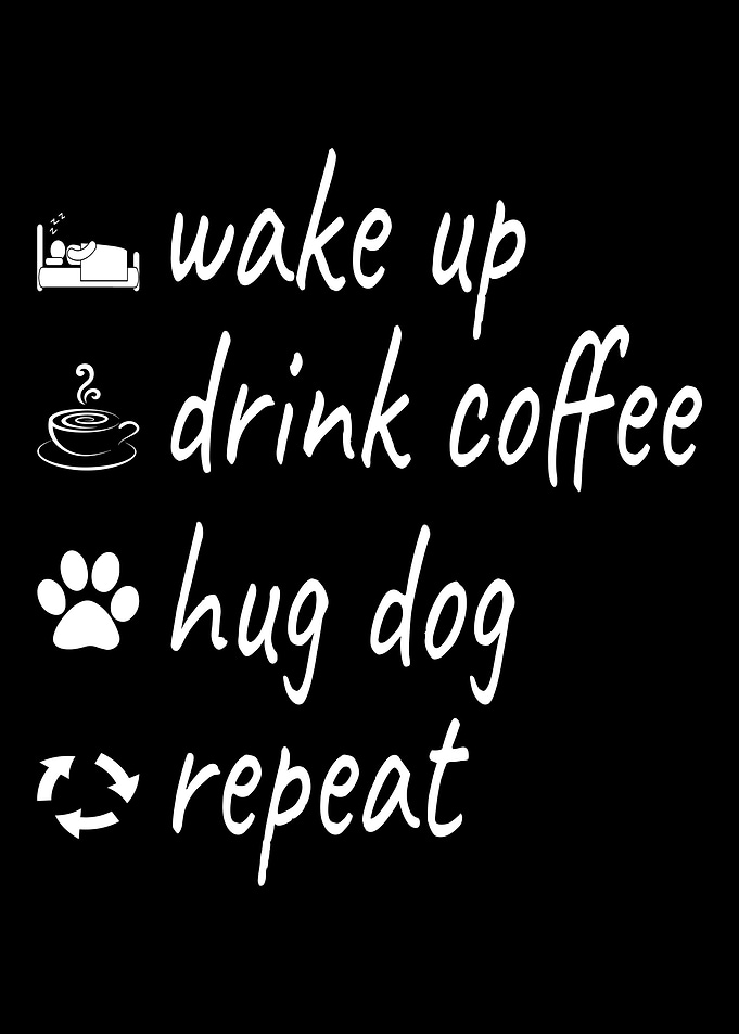 Dogs hug gift
