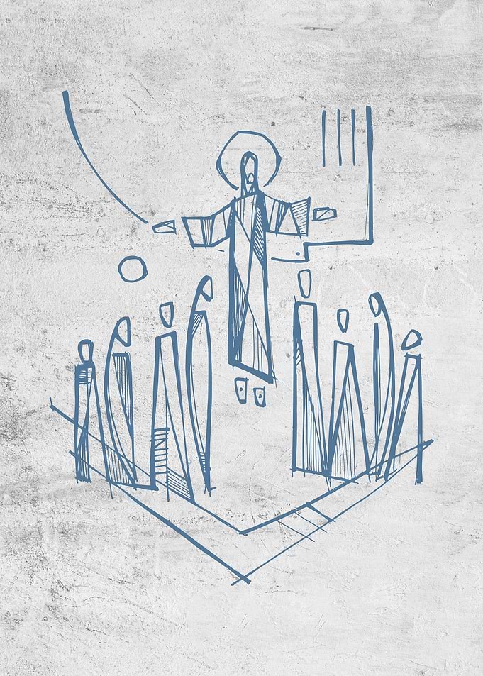 Jesus Christ with Apostles