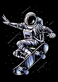 Astronaut Basketball space