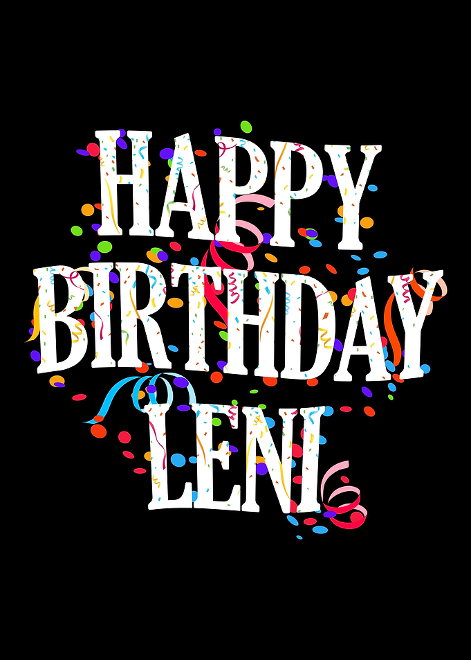 Happy Birthday Leni
