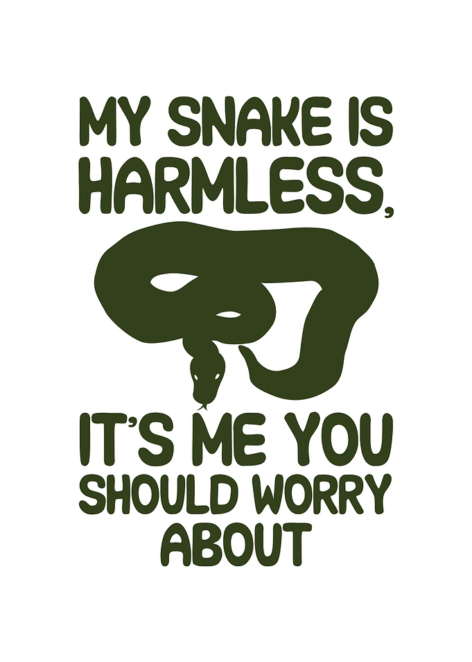 My snake is harmless
