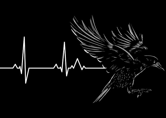Raven Crow Heartbeat