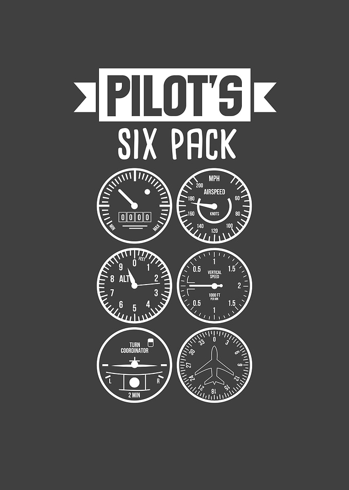 Pilots Six Pack Funny