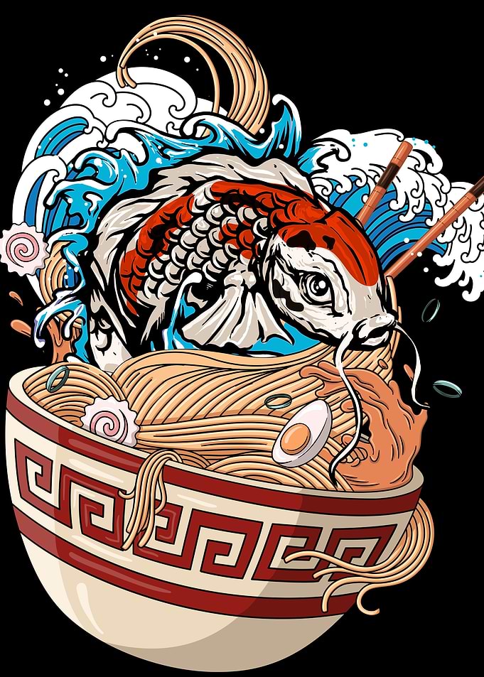 Koi Fish Kanagawa Ramen