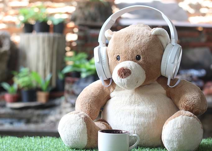 Cute Music Bear