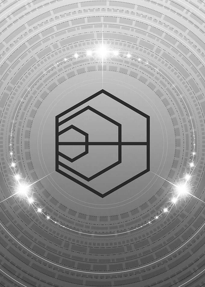 Gray Sacred Geometry Glyph