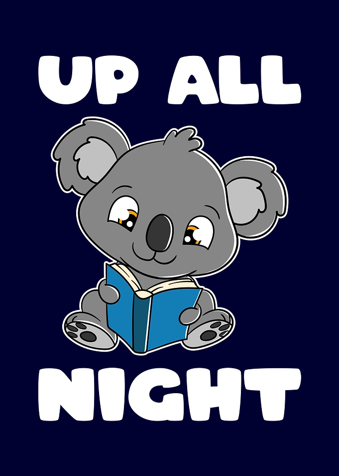 Koala Bear reading Book