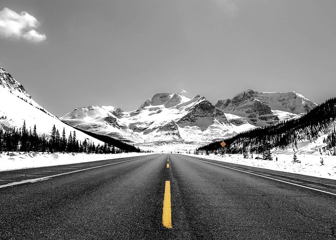 Straight roads