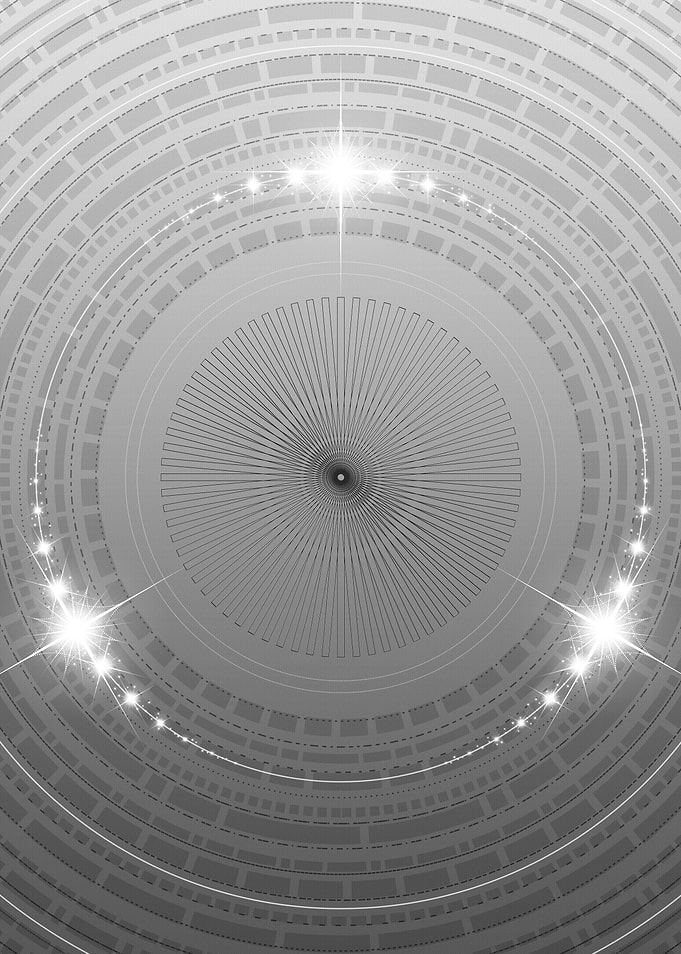 Gray Sacred Geometry Glyph
