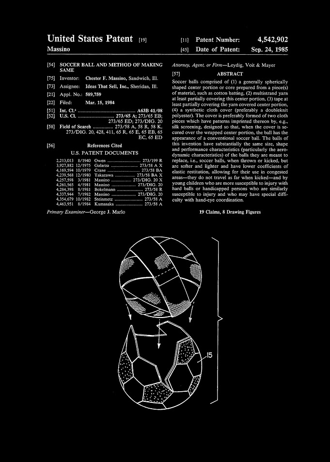 Soccer Blueprint Patent