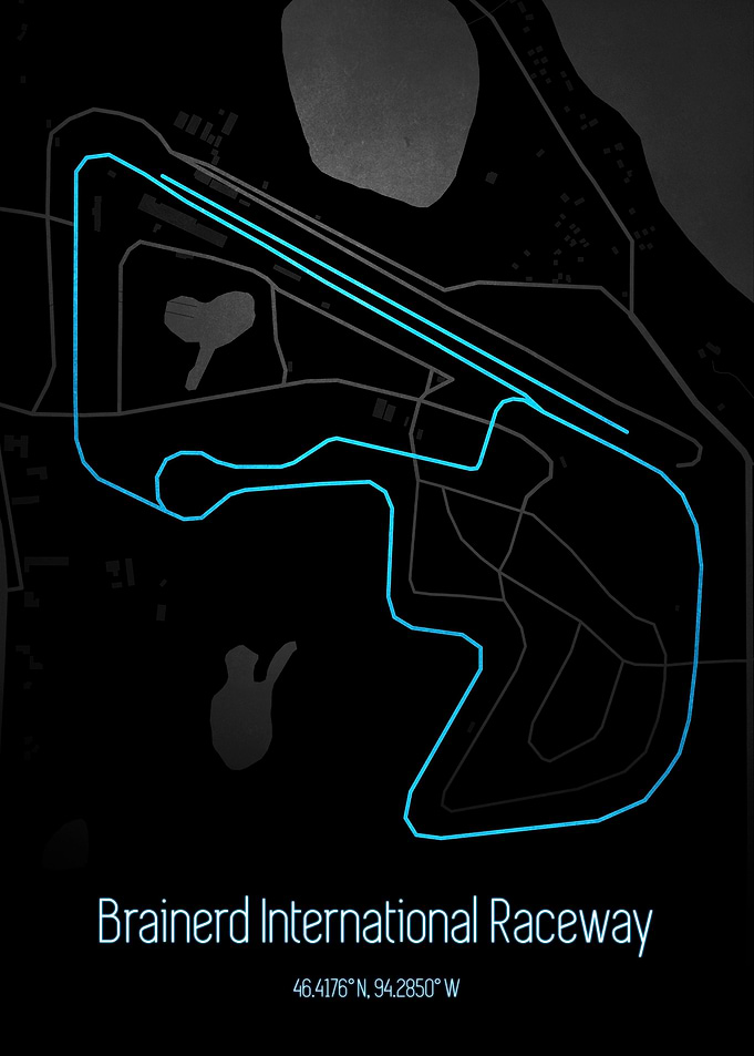 Brainerd Raceway Map