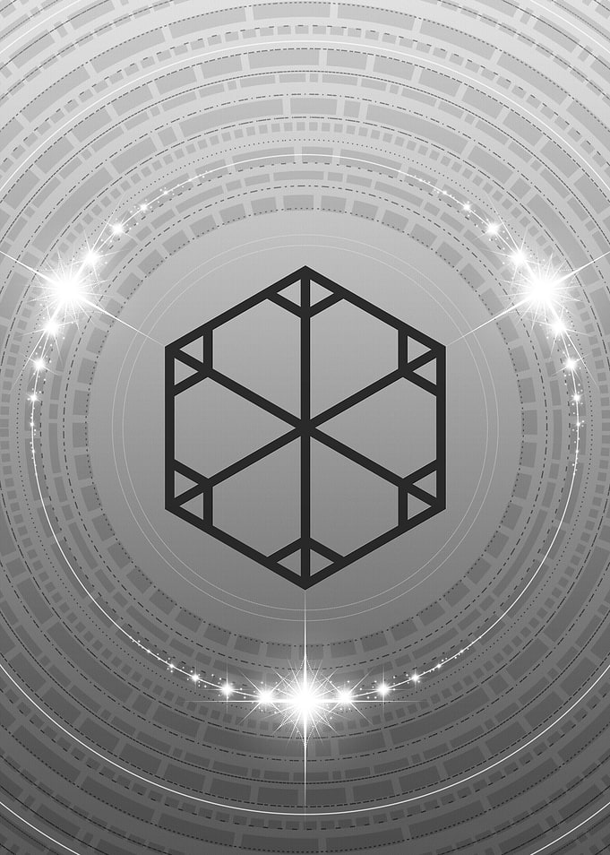 Black and White Glyph Rune