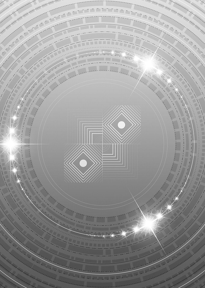 Gray Sacred Geometry Glyph