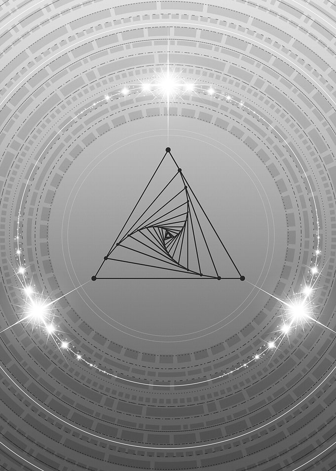 Gray Glyph Mandala Rune